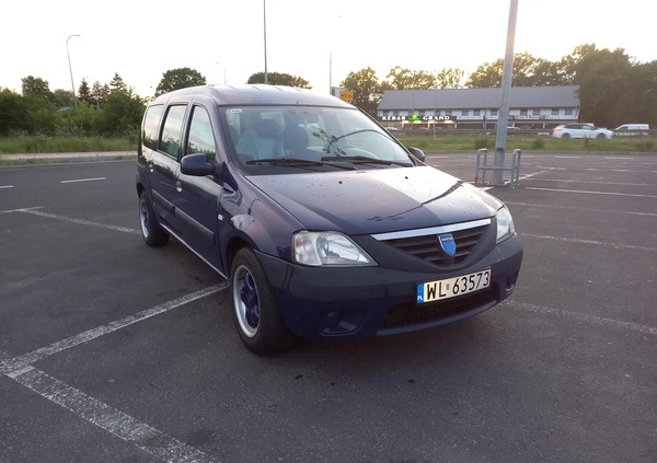 Dacia Logan cena 6500 przebieg: 161000, rok produkcji 2006 z Legionowo małe 121